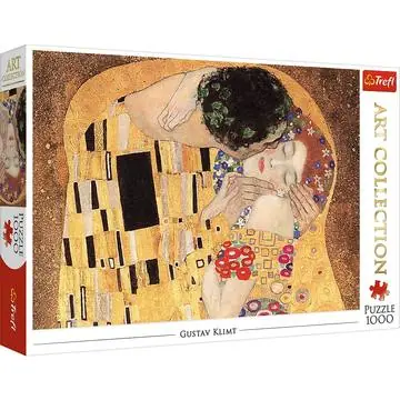Trefl Gustav Klimt - A csók - 1000 darabos puzzle Azonnali szállítás