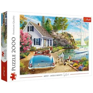 Trefl Idilli nyaralás - 2000 darabos puzzle Árcsökkenés