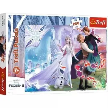 Trefl Jégvarázs 2. Varázslatos nővérek világa puzzle - 200 darabos Árcsökkenés