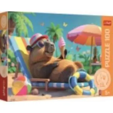 Trefl Kapibara - 100 darabos puzzle Biztonságos fizetés