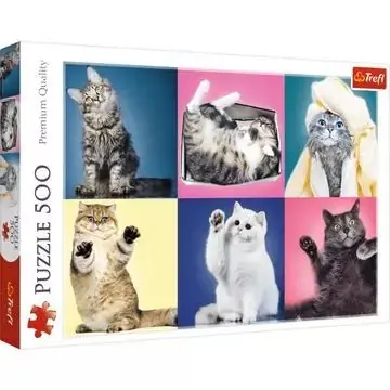 Trefl Kiscicák puzzle - 500 darabos Kiárusítás