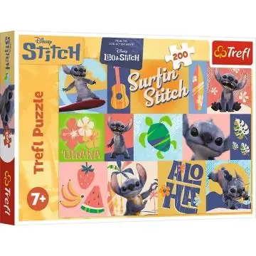 Azonnal elérhető Trefl Lilo  Stitch hawaii kalandok - 200 darabos puzzle
