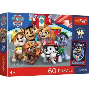 Trefl Mancs őrjárat - Kutyusos délután puzzle - 60 darabos Akció
