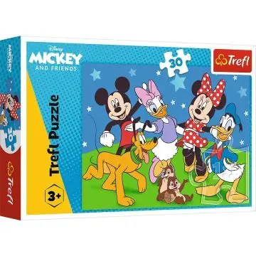 Trefl Mickey egér és barátai - 30 darabos puzzle Utolsó esély