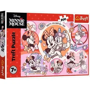 Biztonságos fizetés Trefl Minnie egér - 200 darabos puzzle
