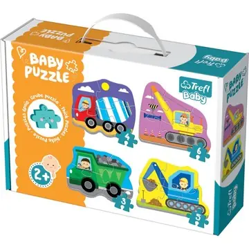 Legkelendőbb Trefl Munkagépek bébi forma puzzle