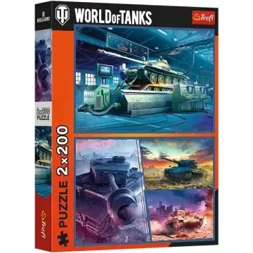 Újdonság Trefl Páncélos küldetés World of Tanks 2x200 darabos puzzle