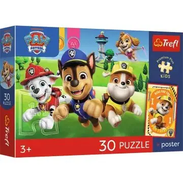 Trefl Premium Plus Kids - Mancs őrjárat puzzle - 30 darabos Kedvezmény