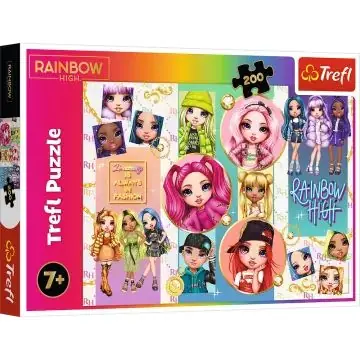 Trefl Rainbow High - 200 darabos puzzle Ne maradj le