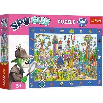 Trefl Spy Guy Vidámpark nyomozós képkereső puzzle - 100 darabos Biztonságos vásárlás