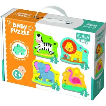 Csak ma Trefl Szafari állatok bébi forma puzzle