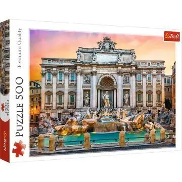 Trefl Trevi-kút, Róma - 500 darabos puzzle Biztonságos vásárlás