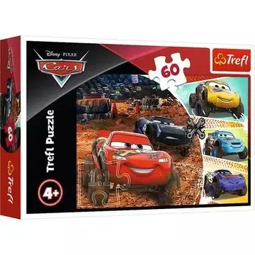 Trefl Verdák 3 - Villám McQueen a barátaival puzzle - 60 darabos Kedvezmény