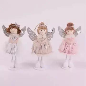 Vedd meg online Tüllszoknyás angyalka - 16 cm, álló, többféle