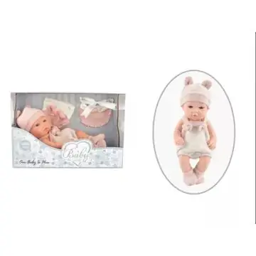 Újszülött játékbaba kiegészítőkkel - 30 cm Outlet