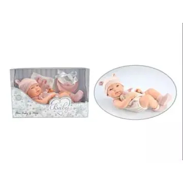 Kedvezményes ár Újszülött játékbaba kiegészítőkkel - 38 cm