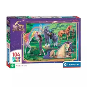 Unikornis Akadémia puzzle - 104 darabos Ne maradj le