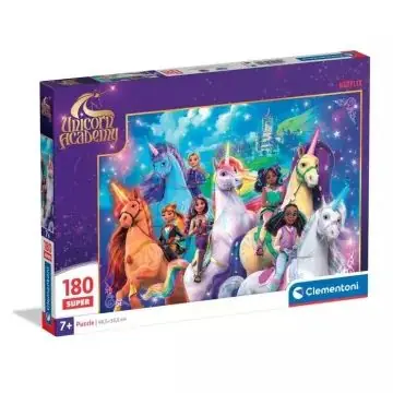 Bestseller Unikornis Akadémia szuper puzzle - 180 darabos