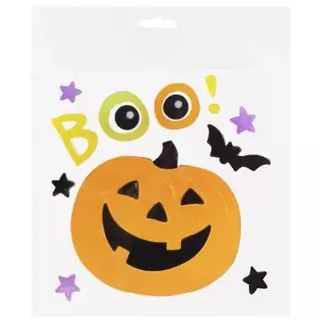 Vigyorgó Halloween tök ablakzselé szett Gyors kiszállítás