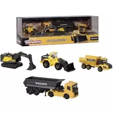 Akciós ár Volvo munkagép játékszett - 4 részes