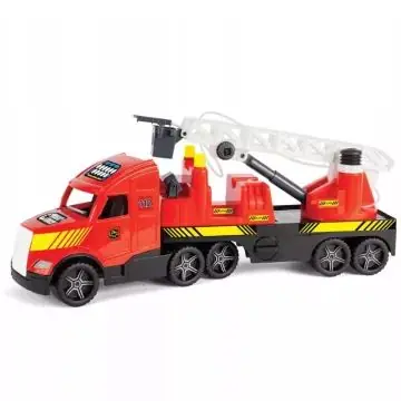Biztonságos fizetés Wader Magic Truck Action tűzoltó kamion - 79 cm