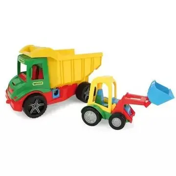 Olcsóbb Wader Multi Truck dömper buggy homokrakodóval, 38 cm