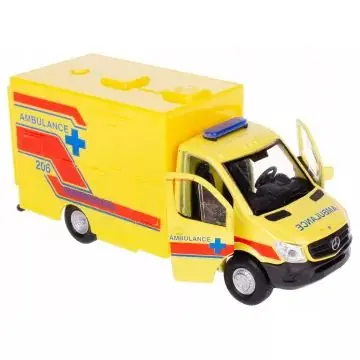 Welly City Duty Mercedes-Benz Sprinter Ambulance kisautó, 1 34 Biztonságos vásárlás