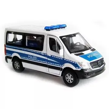 Welly CityDuty Mercedes-Benz Sprinter Polizei kisautó, 1 34 Olcsóbb