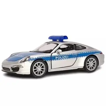 Welly CityDuty Porsche 911 Carrera S Polizei kisautó, 1 34 Olcsó