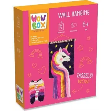 Olcsóbb Wow Box Csináld magad makramé fali dísz - Unikornis
