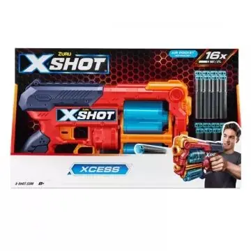 Népszerű X-Shot Xcess szivacslövő fegyver 16 lövedékkel