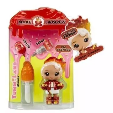 Prémium Yummiland Csináld magad szájfény és baba, 2. széria - Amber Cinnamon