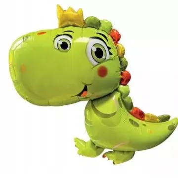 Zöld dinoszaurusz fólia lufi - 70 x 78 cm Olcsóbb