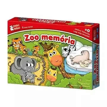 Nézd meg most Zoo memória társasjáték