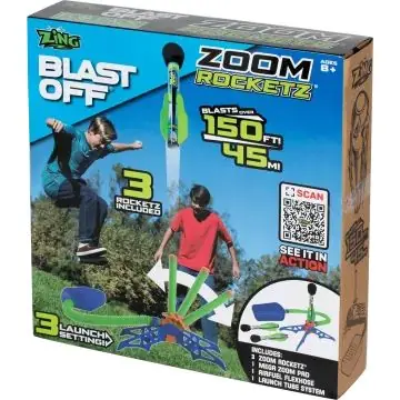 Zoom Rocketz rakétakilövő játékszett Biztonságos fizetés