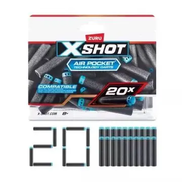 Rendeld meg most ZURU X-Shot Excel 20 db-os habszivacs lövedék utántöltő - 1. széria