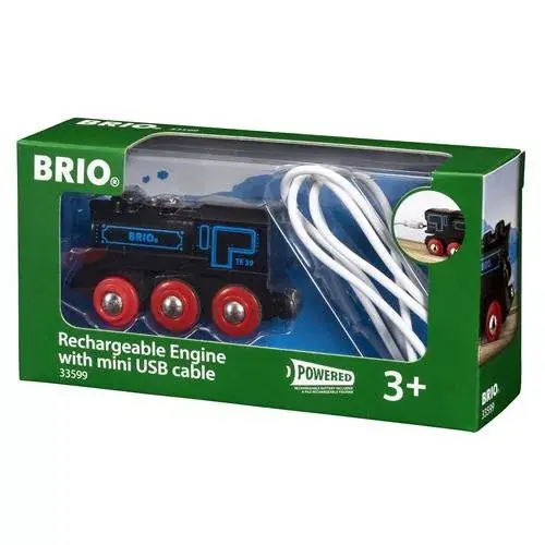 Brio 33599 Elemes mozdony USB kábellel Újdonság