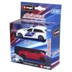 Ajánlat Bburago 1/43 - Audi A6 rendõrautó és üldözöttje (Subaru Impreza)