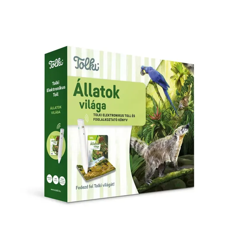 Tolki Interaktív foglalkoztató könyv tollal készletben - Állatok Világa Ne maradj le