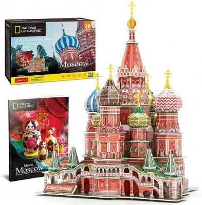 Gyors szállítás Cubic Fun 3D puzzle City Trav. St.Basil‘s Cath.