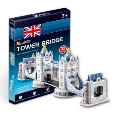 Cubic Fun 3D puzzle mini méret Tower Bridge Rendeld meg most