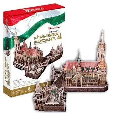 Biztonságos fizetés Cubic Fun 3D puzzle Mátyás-templom Halászbástya