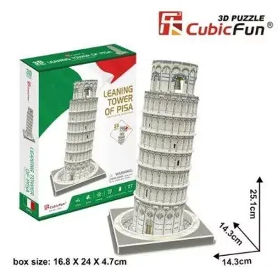 Expressz kézbesítés Cubic Fun 3D puzzle kicsi Pisa torony