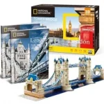 Cubic Fun 3D puzzle Tower Bridge Nat. Geo. Fotóalbummal (120 db-os) Akció