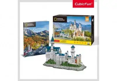 Cubic Fun 3D puzzle City Trav. - Németország Neuschwanstein Castle 121 db-os Népszerű