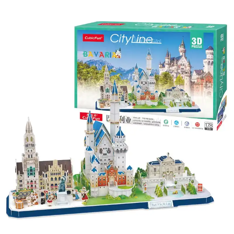 Cubic Fun 3D puzzle City Line Németo-Bajoro. 675 Ajánlat