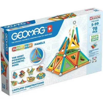 Utolsó esély Geomag Supercolor Panels Recycled 78 db
