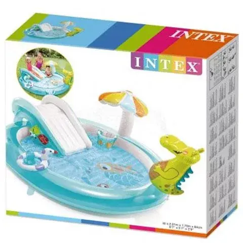 INTEX Aligátor játékcenter 201x170x84 cm Kihagyhatatlan ajánlat