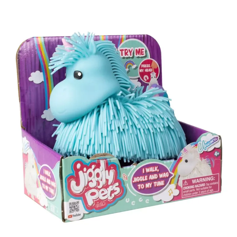 Nézd meg most JIggly Pets Riszáló Állatok, unikornis, kék