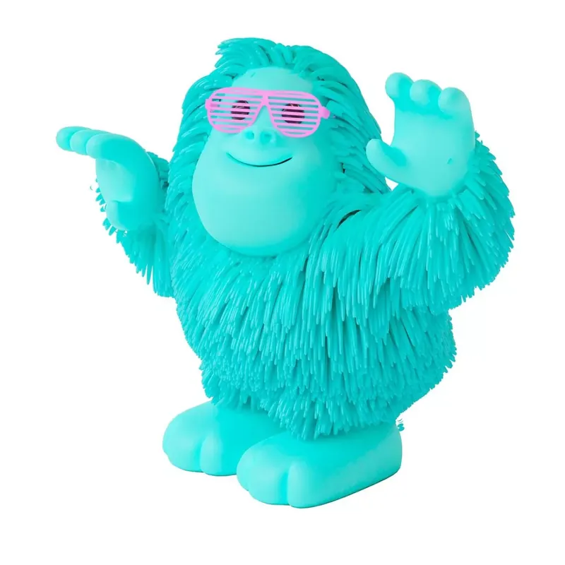 JIggly Pets Riszáló Állatok, Tantan az orangután, kék Akciós ár